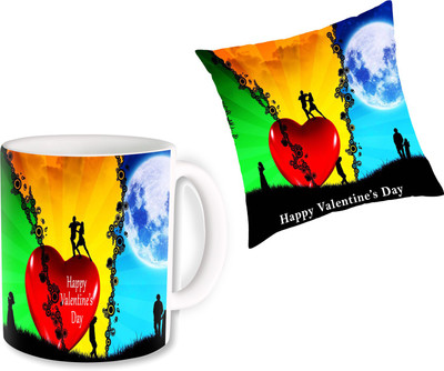 

PhotogiftsIndia Cushion, Mug Gift Set