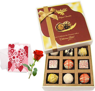 

Chocholik Greeting Card Gift Set