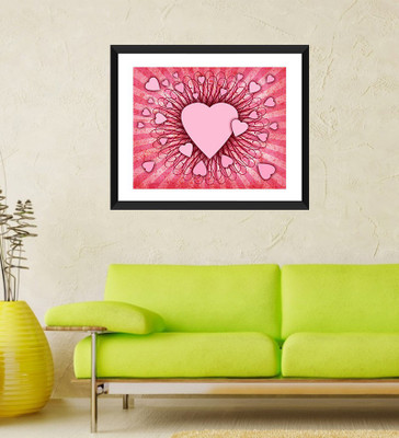 

Tallenge - Valentine's Day Gift - Sweet Valentine - Framed Art Print On Photographic Paper(12 inch X 8 inch, Framed)