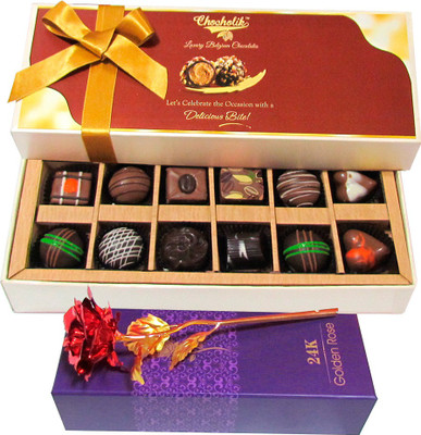 

Chocholik Artificial Flower Gift Set