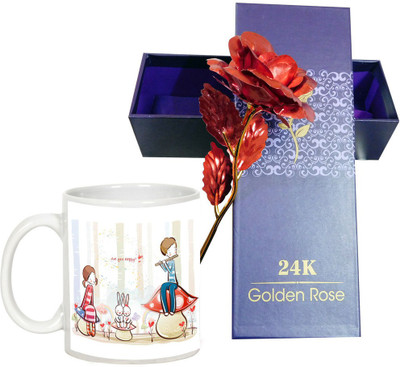 

AllUPrints Artificial Flower Gift Set