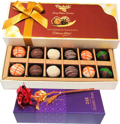 

Chocholik Artificial Flower Gift Set