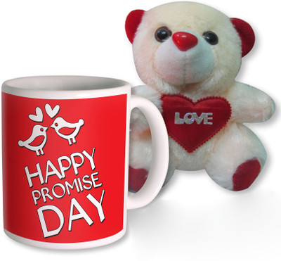 

PhotogiftsIndia Mug, Soft Toy Gift Set