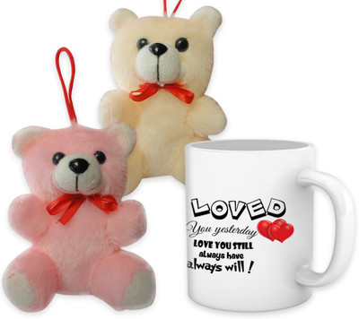 

Tied Ribbons Mug, Soft Toy Gift Set
