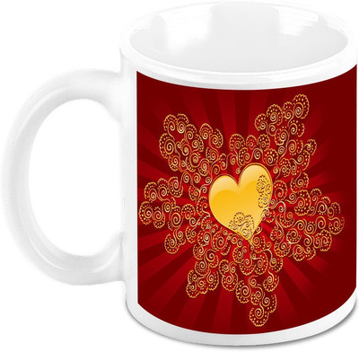 

Homesogood Joyous Valentine'S Day Ceramic Mug(325 ml)