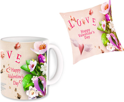 PhotogiftsIndia Cushion, Mug Gift Set