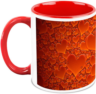 

Homesogood My Heart Beat On Valentine'S Day Ceramic Mug(325 ml)