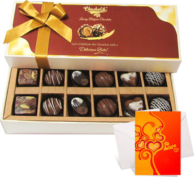 

Chocholik Greeting Card Gift Set
