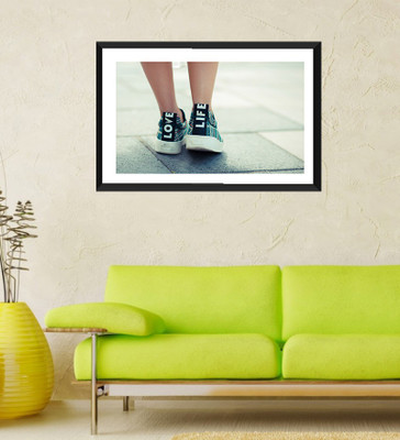 

Tallenge - Valentine's Day Gift - Love Life - Framed Art Print On Photographic Paper(24 inch X 18 inch, Framed)