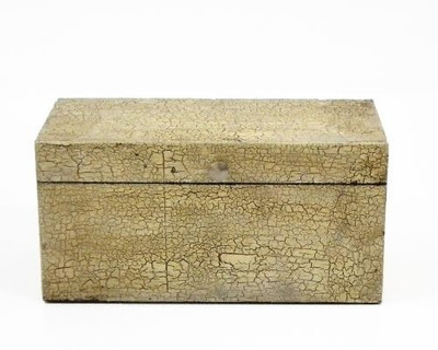 

Artlivo Crackle Style Bangles Makeup And Jewellery Vanity Box(Beige, Black)