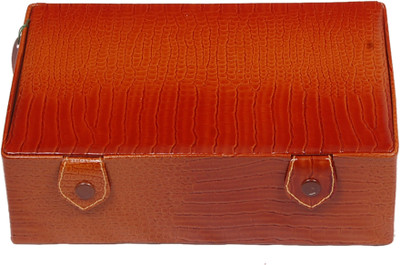 

Bulaky vanity case Jewellery Vanity Box(Tan)
