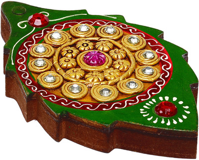 8% OFF on AAPNO RAJASTHAN Leaf Design Wood And Clay Jewellery Vanity Box(Multicolor) 8% OFF on AAPNO RAJASTHAN Leaf Design Wood And Clay Jewellery Vanity Box(Multicolor)