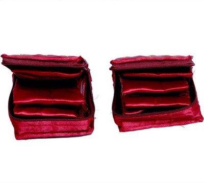 

Kuber Industries Locker Jewellery Vanity Box(Maroon)