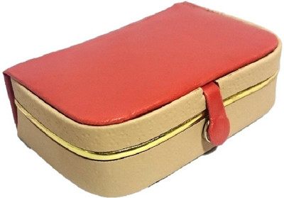 Addyz Earring Box Travel Case Storage Jewellery Vanity Box(Brown) available at flipkart for Rs.106