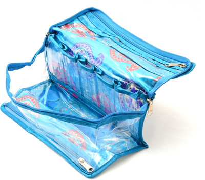 

K&P Large Designer Semi-transparent Makeup Makeup Vanity Box(Multicolor)