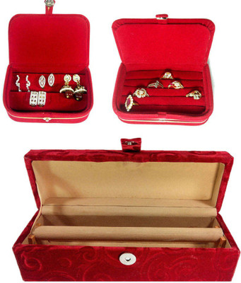 

Addyz 1 Rod Bangle Earring Ring Jewellery Vanity Box(Multicolor)