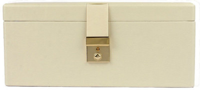 Laveri New designer Fashionable & Luxurious Jewellery box Vanity Box(Cream)