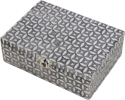 

Store Indya Handmade Jewellery Vanity Box(Silver)