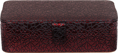 

Leather World Beautiful Jewellery Vanity Box(Maroon)