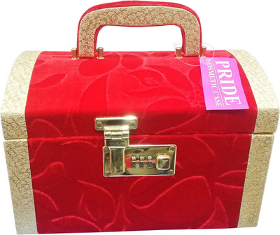 Pride Star Palki to store cosmetics Vanity Box(Royal Golden)