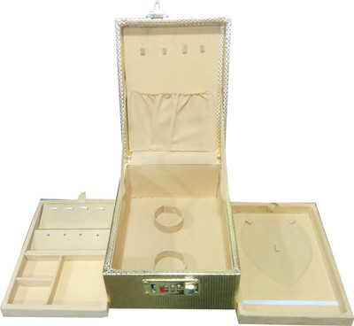 

Angelfish Designer Make up and Jewellery Vanity Box(Gold)