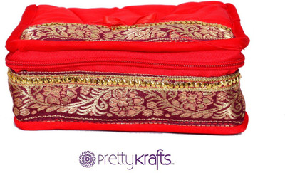 Pretty Krafts B1109 Jewellery Kit Vanity Box(Red)