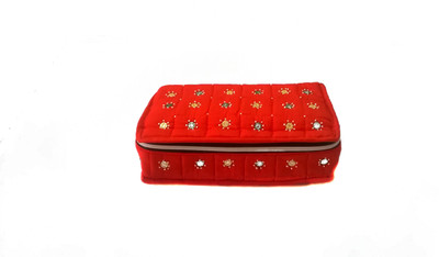

irin Handcrafted Jewellery Vanity Box(Red)