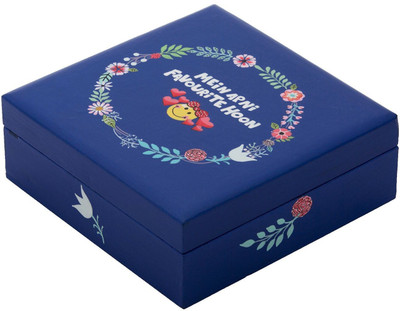 

The Crazy Me Main Apni Favourite Hoon Wooden Makeup Vanity Box(Multicolor)