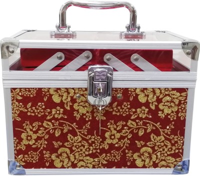 

Satisfaction Azure to store cosmetic items Vanity Box(Red)