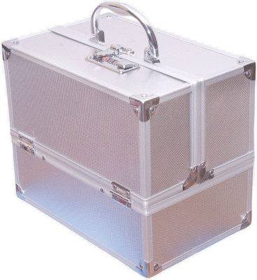 

Pride Star Impresion to store cosmetics Vanity Box(Royal Silver)