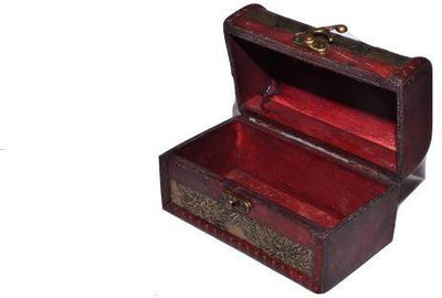 

Fateh Enterprises Wooden Storage Space Vanity Box(Golden, Brown)