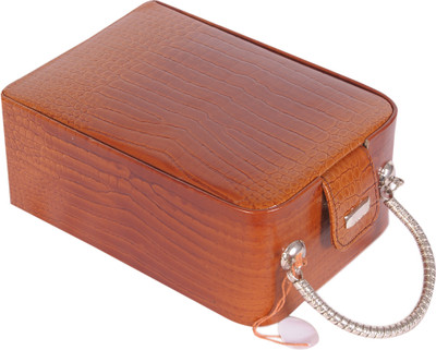 

Bulaky Box Jewellery Vanity Box(Tan)