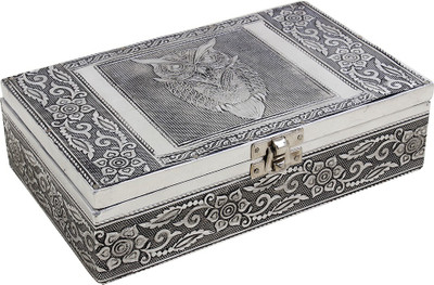 

Store Indya Handmade Jewellery Vanity Box(Silver)