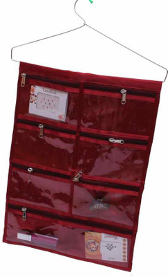 

Kuber Industries Make Up hanging Jewellery Vanity Box(Maroon)