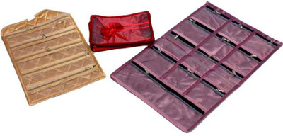 

Kuber Industries Bindi Payal Hanky Jewellery Vanity Box(Maroon, Purple, Golden)