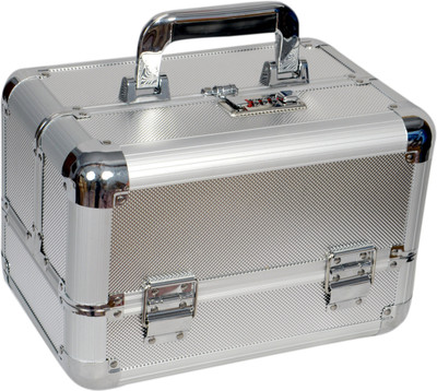

Shamax Heavy cosmetic Jewerly Vanity Box(Silver)