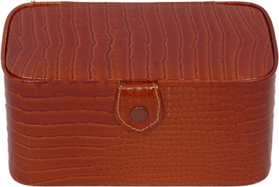 

Bulaky vanity case Jewellery Vanity Box(Tan)