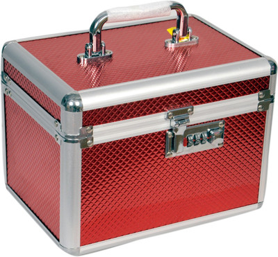 

Bonanza Cosmetic Makeup box Vanity Box(Red)