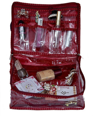 68% OFF on Kuber Industries Cosmetic Make Up Vanity Box(Maroon) 68% OFF on Kuber Industries Cosmetic Make Up Vanity Box(Maroon)