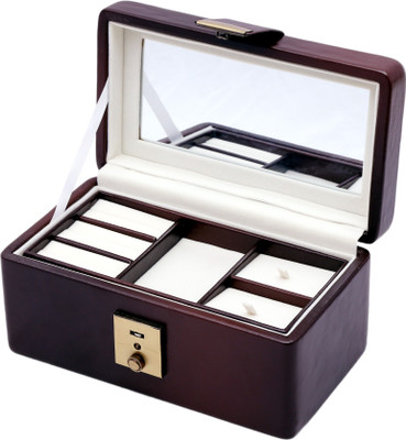 

Kaavya The Locker Friendly Jewellery Vanity Box(Brown)