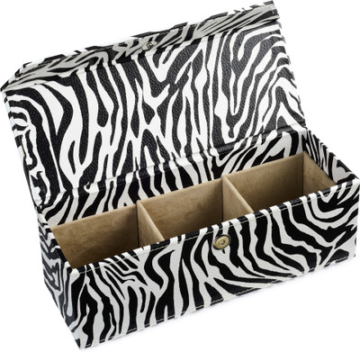 

Eco-Leatherette 3 Partition Bangles Vanity Box(Multicolor)