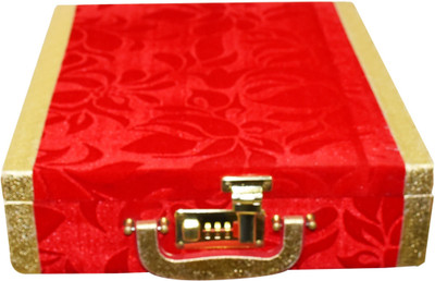 

Satisfaction Walnut to store bangles Vanity Box(Red)