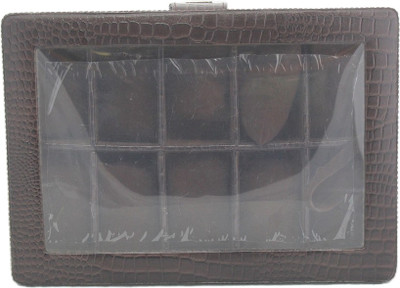 

Tarana Leather Arts C01 Makeup Vanity Box(Coffee Brown)
