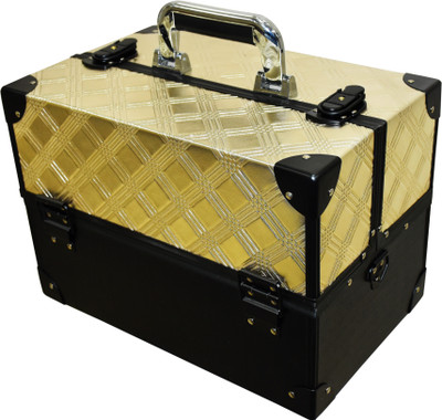 

Pride Desire to store cosmetics Vanity Box(Golden & Black)