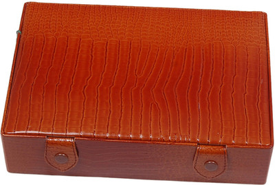 

Bulaky vanity case Jewellery Vanity Box(Tan)