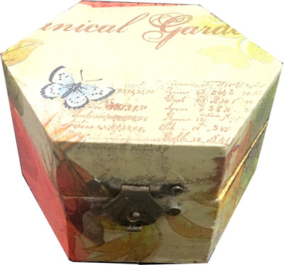 

Fashion Knack small storage gift Jewellery Vanity Box(Multicolor)