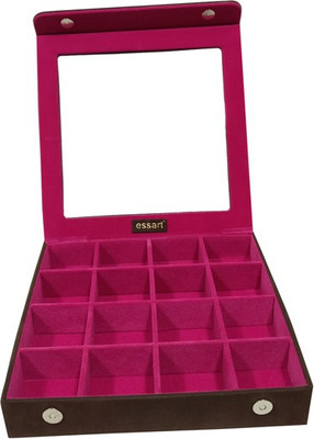 

Essart Box 80 Makeup and Jewellery Vanity Box(Brown)
