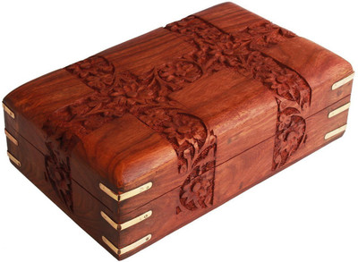 

Store Indya Fine Polished Wooden Keepsake Chest Jewellery Vanity Box(Brown)