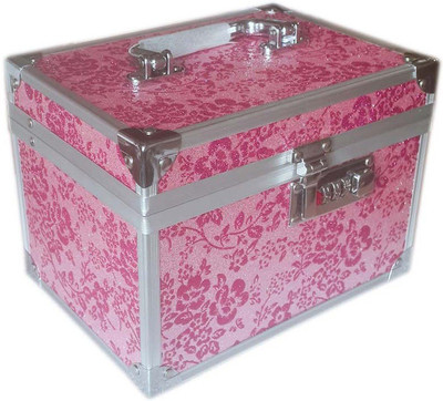 Bonanza Makeup Jewelry Vanity Box(Pink)