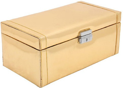 

Exciting Lives Golden Jewellery Makeup Vanity Box(Gold)
